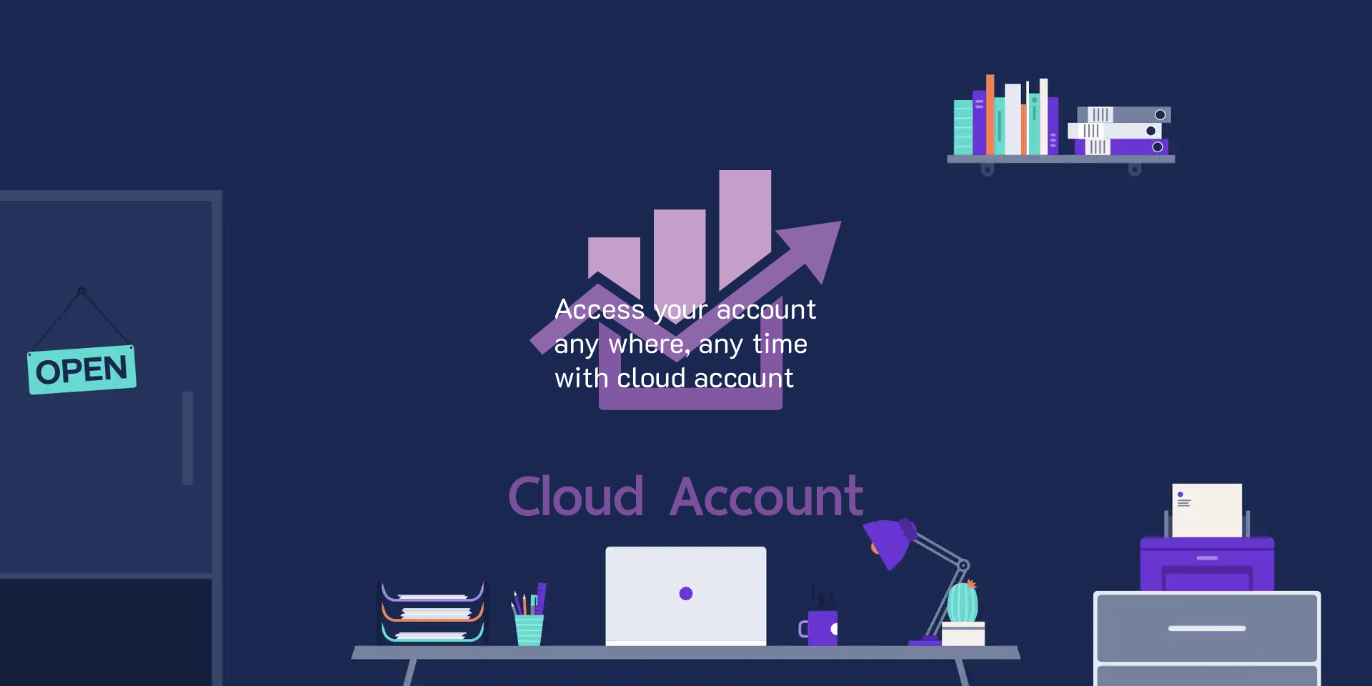 Check your account anywhere, anytime feature image